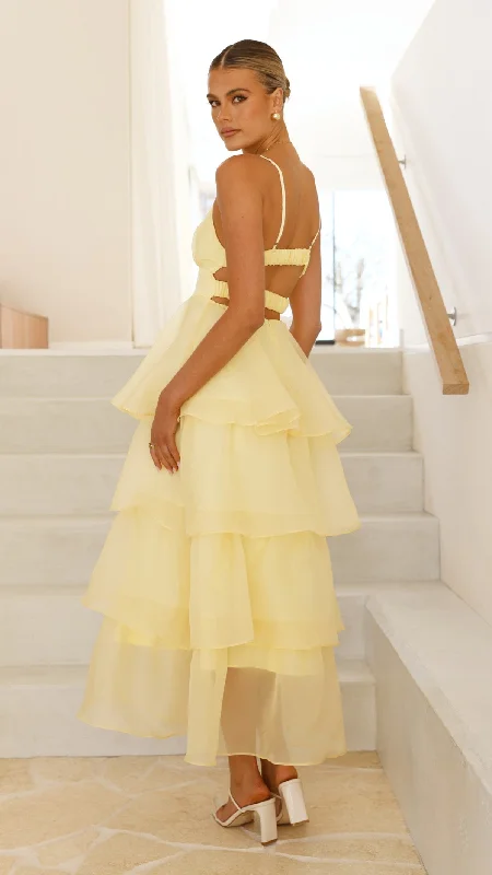 Shayla Maxi Dress - Yellow