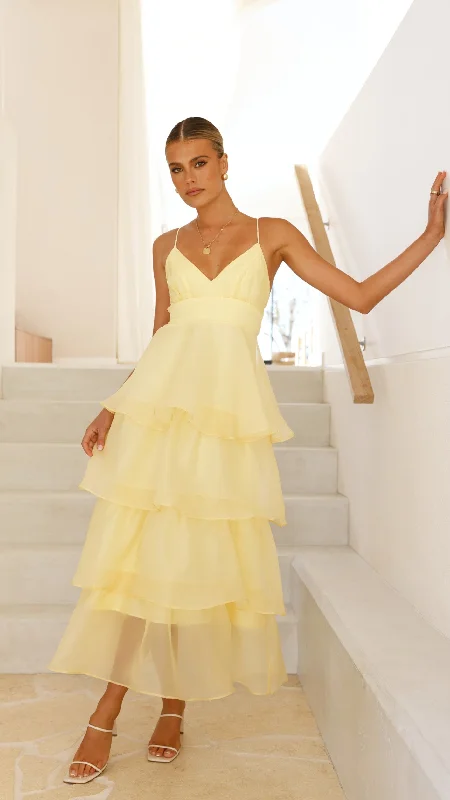 Shayla Maxi Dress - Yellow