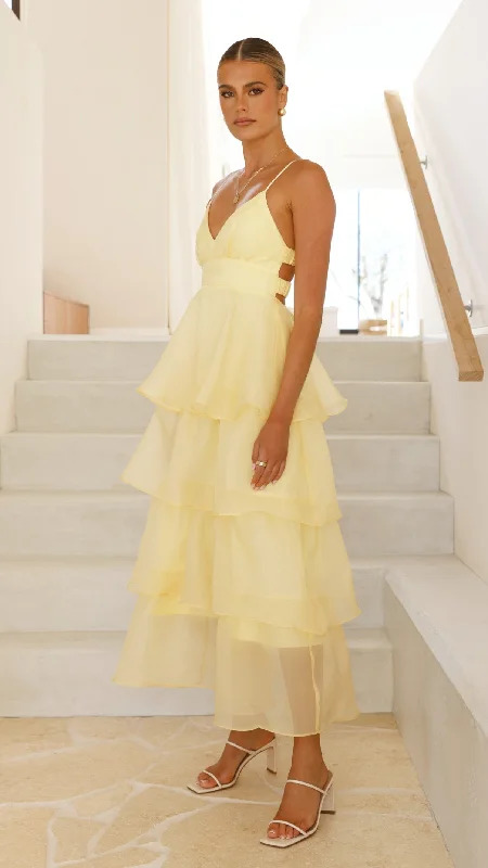 Shayla Maxi Dress - Yellow