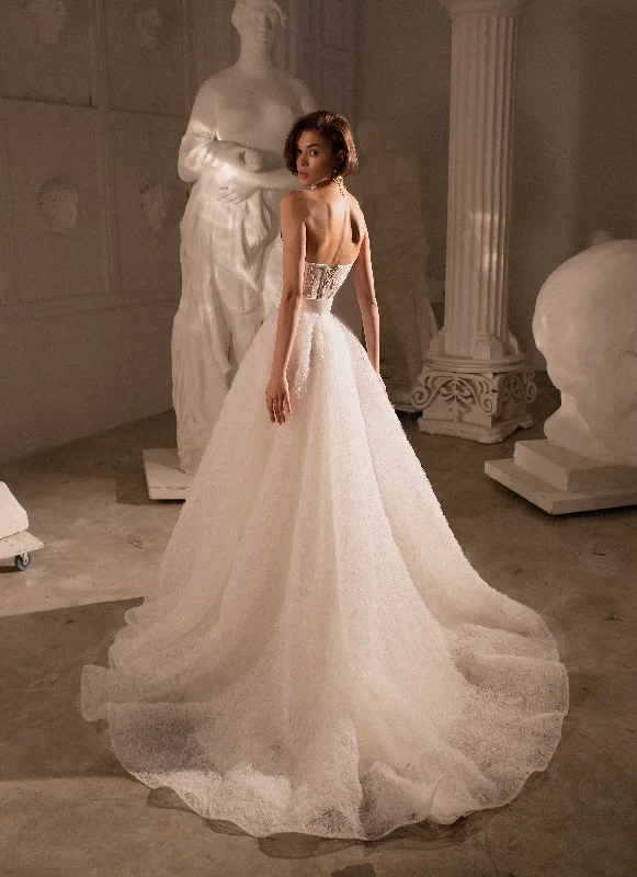 Strapless Ball Gown Wedding Dress