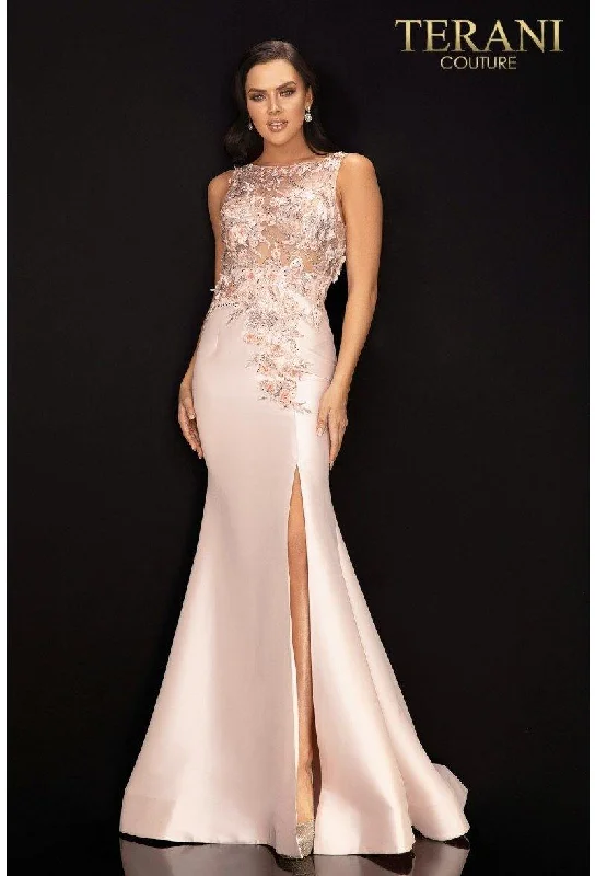 Terani Couture 2011P1467 Sleeveless Long Prom Gown