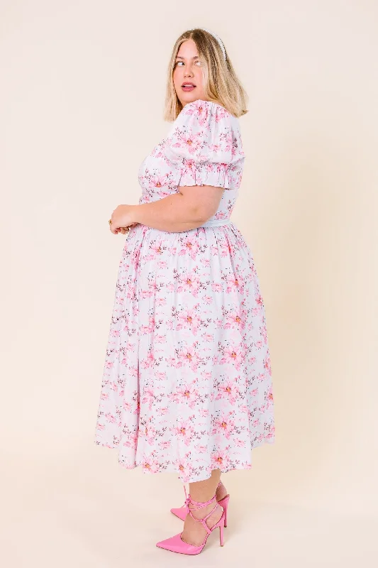 Ballerina Dress in Pink Blossom - FINAL SALE