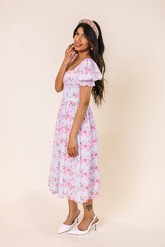 Ballerina Dress in Pink Blossom - FINAL SALE