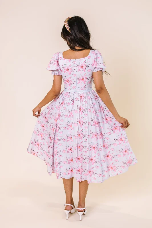 Ballerina Dress in Pink Blossom - FINAL SALE