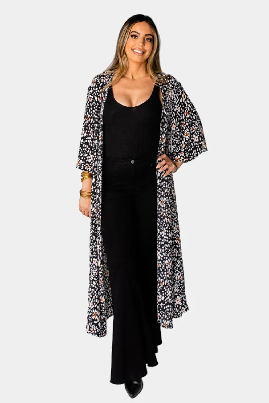 Alix Maxi Length Duster - Fossil