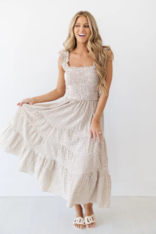 Sunset Dreams Dress - Brown